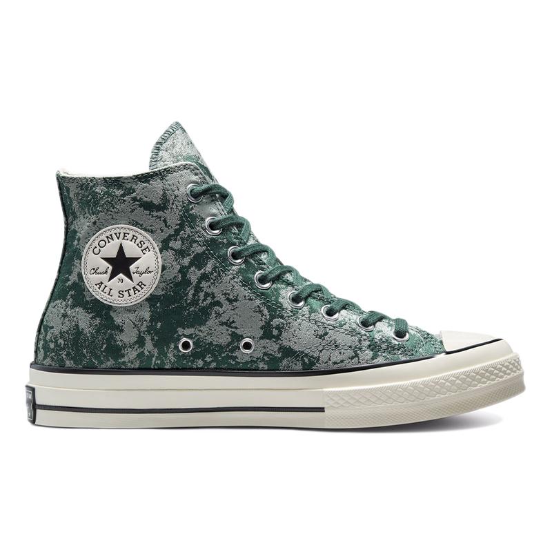 Converse Chuck Taylor All Star 1970s Casual Comfort Trend High-Top Espadrilles Unisex Dark Green Grey
