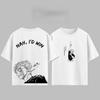 T-shirt Unisex Donna in Puro Cotone Estate Stile Harajuku Moda Girocollo Manica Corta Anime Giapponese Jujutsu Kaisen Y2K