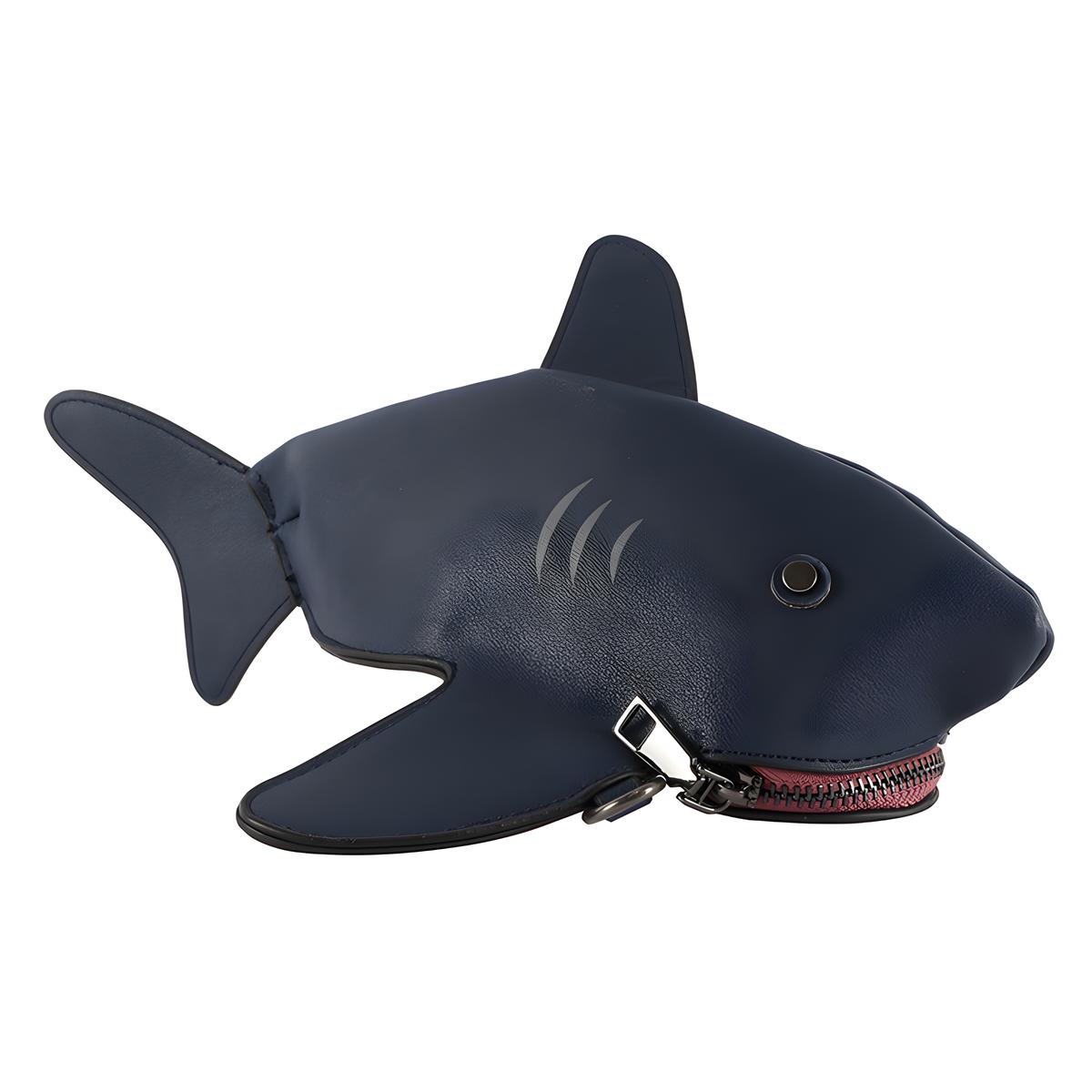 

Сумка-акула через плечо для женщин 3D животное новинка кошелек на молнии сумка-кроссбоди клатч сумка-мессенджер для девочки