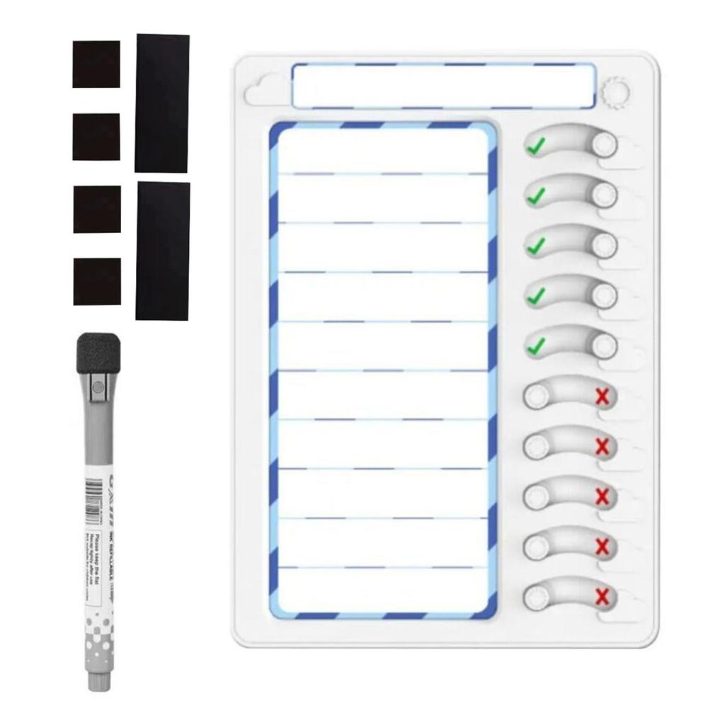 Dry Erases Chore Chart Blank Chore Chart Kids Daily Checklist Magnetic Checklist Boards Task Planning List for Planning