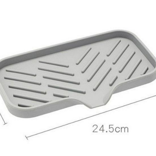 

Силиконовый брызгозащитный дренажный коврик: Нескользящий протектор столешницы для кухонной раковины OPP Pack