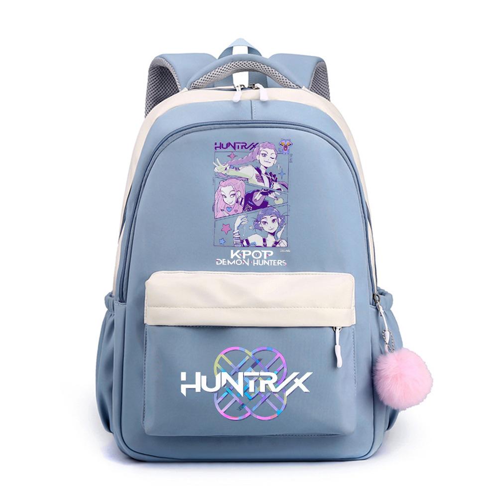 Anime Net Cute K-Pop Printed Backpack for Teenger Student Girl Boy Schoolbag Bookbag Kid Gift Women Large Capacity Waterproof Travel Bag Mochila