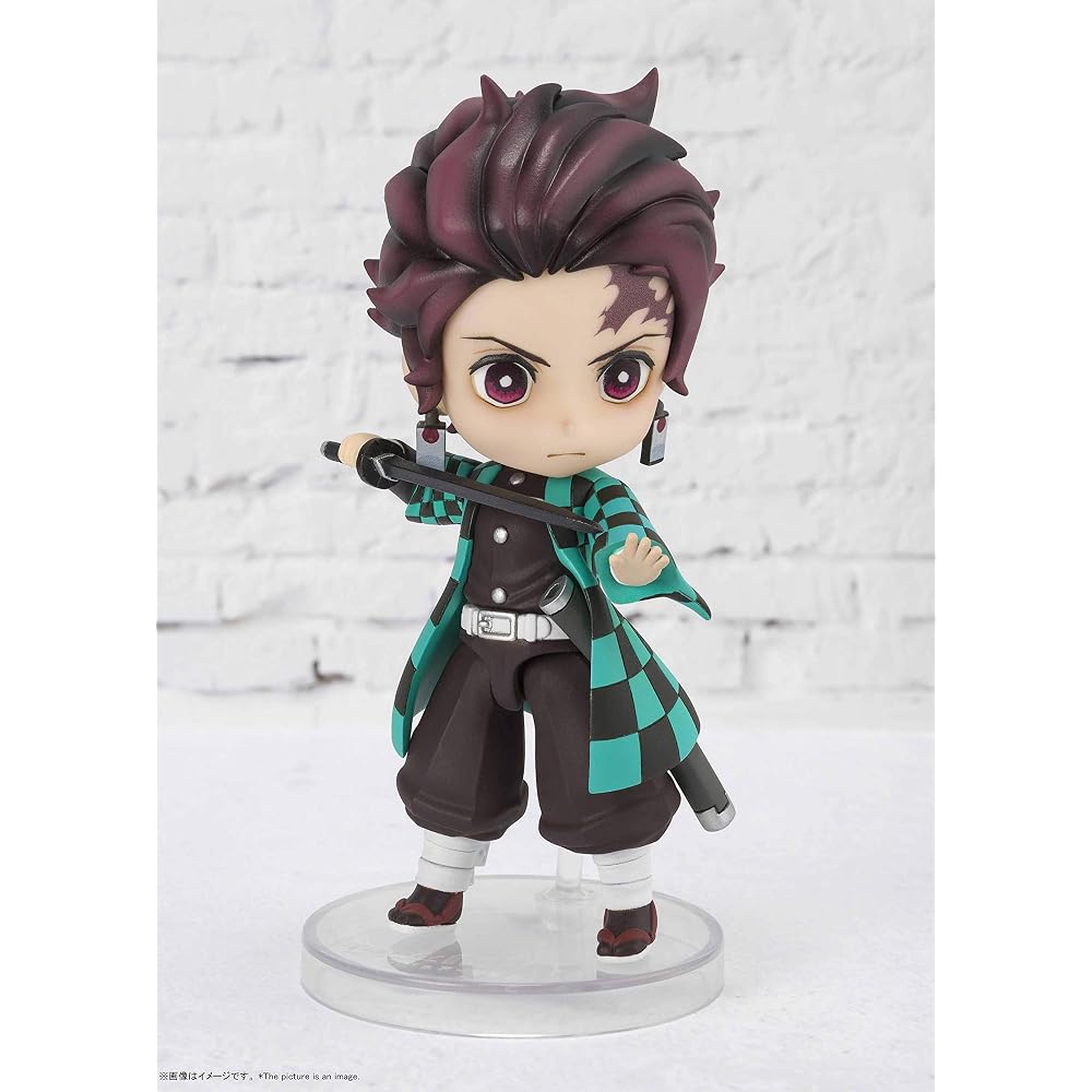 TAMASHII NATIONS Figuarts Mini Demon Slayer Kamado Tanjiro Approx. 90mm PVC & ABS Pre-painted Act...