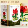 Building Block Flower Toy Compatible Lego Potted Plant Eternal Flower Girl Series Ornament Toy Gift