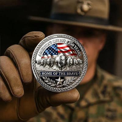 United States Challenge Coin Metal Double Sided US Commemorative Coin Collectible Keepsake for Collector