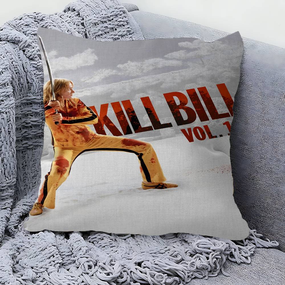 Classic Movie KKill Bill Cushion Cover Inches Farmhouse Decor Home Throw Pillow Covers for Couch Decorations