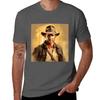 Indiana Jones Paint Artwork Tshirt Plus Size Loose Fit Tshirt