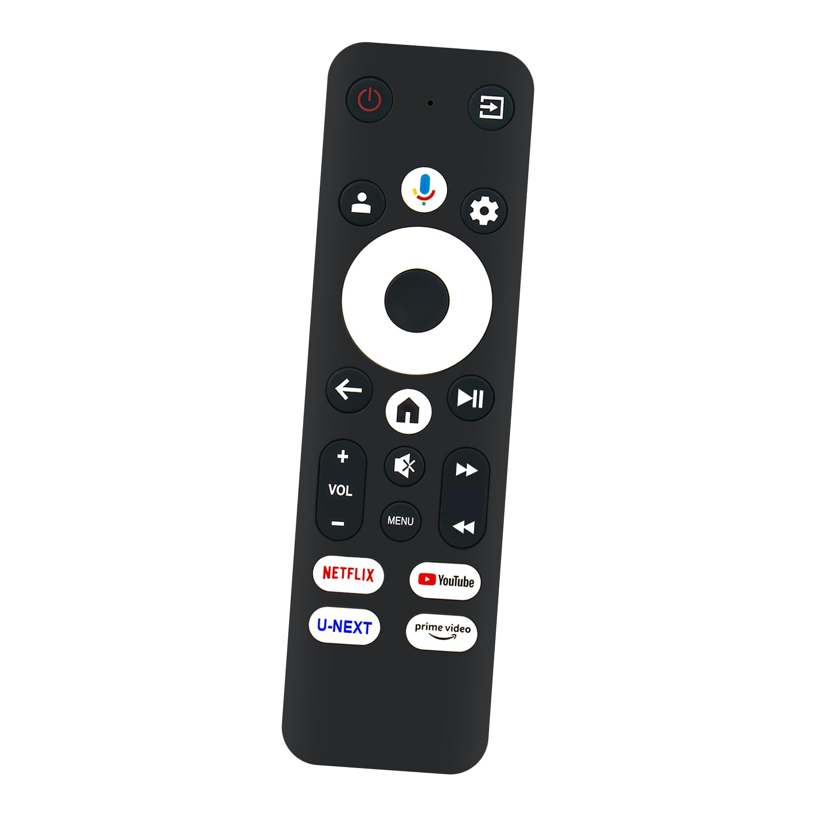 

GTVMRC-2 TV Remote Control with Voice Search, Replaces GREEN HOUSE TVs GH-GTVM50AG-BK, GH-GTVM43AG-BK, GH-GTVM50AG Series, and GH-GTVM43AG Series