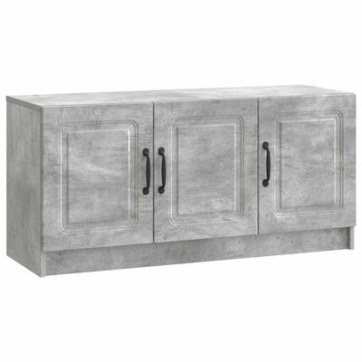 TV Cabinet Concrete Grey 99 X 34.5 X 47 Cm Particleboard