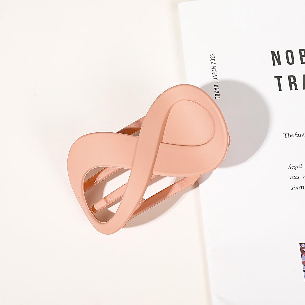 Trend PC Hair Clip Simple 8-shaped Infinity Styling Holder Shark Hair Claw Clip Hair Accessories For Women  New