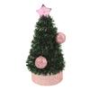 5 Inch Mini Christmas Tree Artificial Tabletop Christmas Tree Decorations with Star Tree Topper for Winter Fireplace Mantel Decor