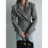 Cross-Border Stylish Niche Style 2025 Spring & Fall New Arrival Silm Temperament Commute Small Suit Ribbon Outwear Female Coat