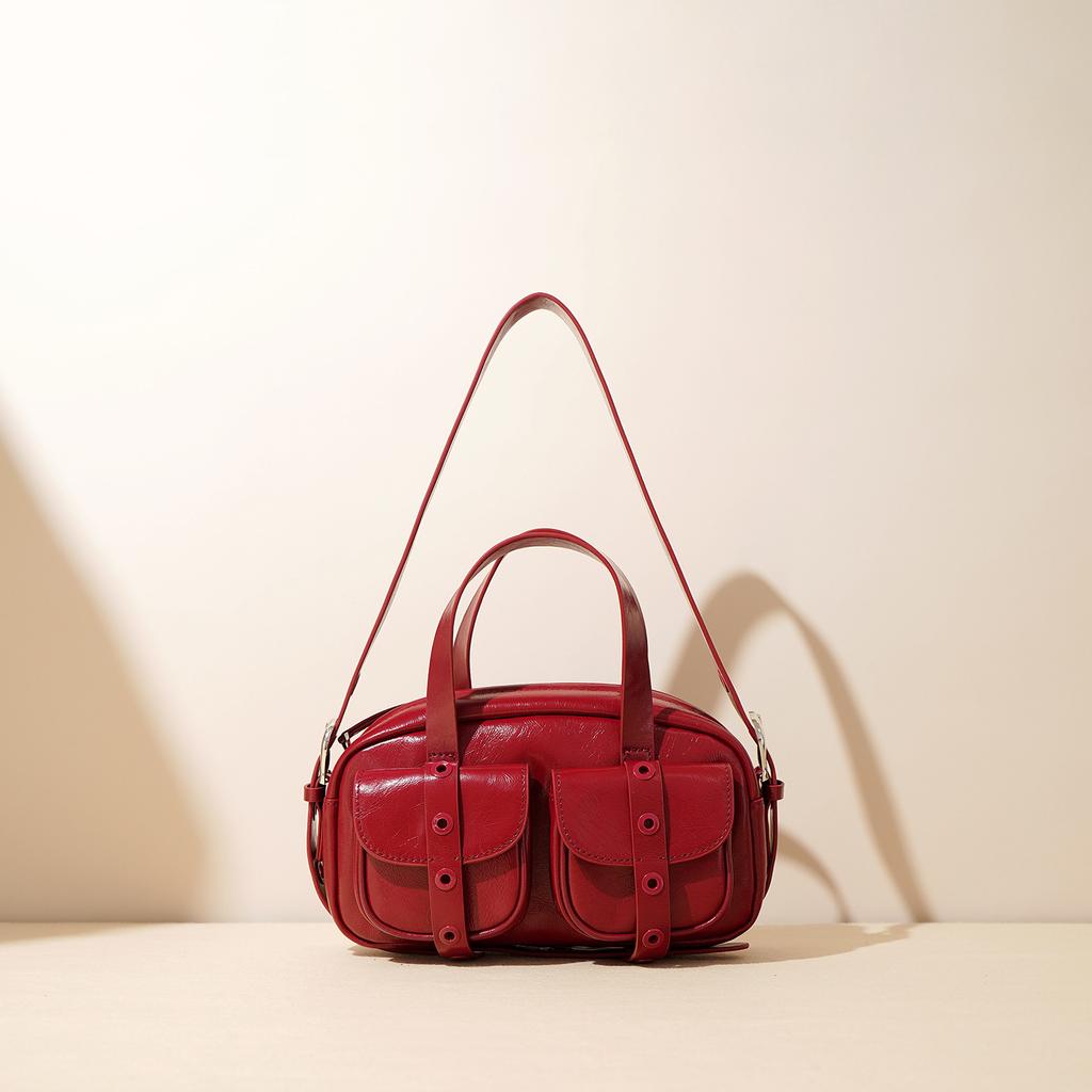 2025 neues Design Tragetasche Lokomotivtasche große Kapazität Mode Handtasche Achsel Umhängetasche exquisit vielseitig Damenhandtasche