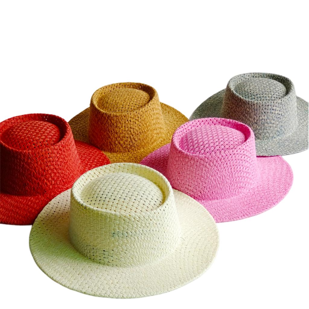 Cappello di Paglia Estivo 2026 Nuovo Cappello di Paglia Francese a Tesa Piatta Elegante Cappello da Sole da Esterno per Donna Cappello Estivo gorras spiaggia