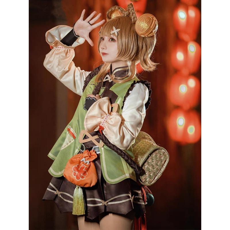 Παιχνίδι YaoYao Cosplay Στολή Κινέζικου Στυλ Κοστούμι αποκριάτικου ρόλου Παίξτε για πάρτι Καλάθι περούκα Ραπανάκια Πλήρες σετ