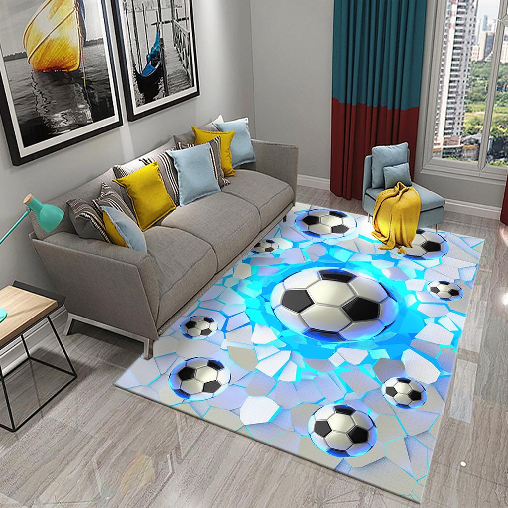 Hálószoba konyha fürdőszoba veranda csúszásmentes lakberendezési padlószőnyeg focimintás szőnyeg nappali nagy szőnyeg