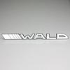 IXEA6 3D Metal Sticker WALD Black Bison Logo Car Side Fender Rear Trunk Emblem Badge Accessories For Mercedes-Benz A/B/GLA/CLA AMG