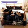 Severus Snape Pattern Bedding Quilt Set Quilt Cover Pillowcase Home Decoration Gift (1 * duvet cover + 2 * pillowcase, without core)