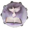 Dove Pattern Decoration Tambourine Percussion Instrument  Music Entertainment
