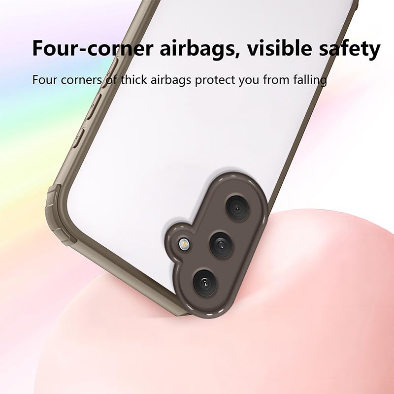 Ultra Thin Clear Acrylic Phone Case for Samsung Galaxy M05 M14 M32 M55 F14 F55 C55 Phone Back Cover Transparent Shockproof Cover