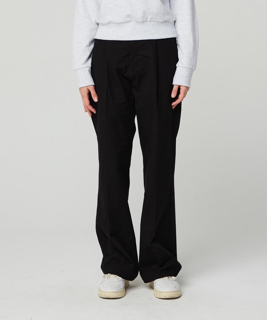 AWESOME STUDIO Semi-Wide Chino Pants Black