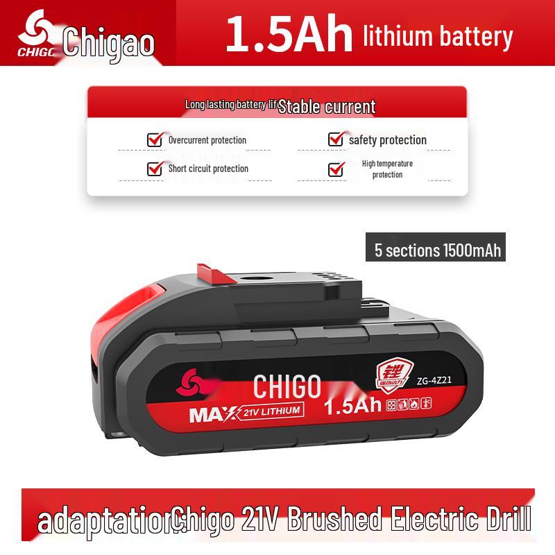 Dayi Tools: Universal Lithium Battery Pack with Drill, Electric Wrench, Hammer, Angle Grinder, and Charger Accessories.