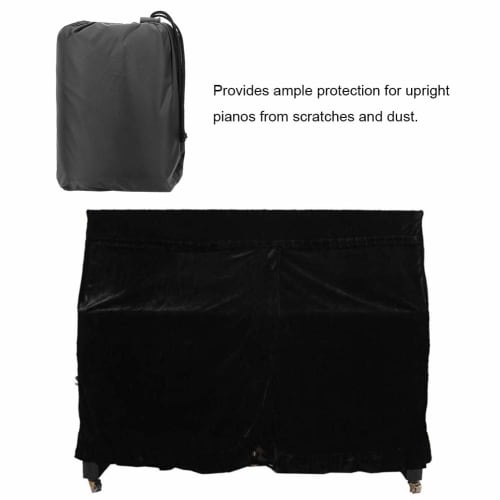 Piano Dustproof Cover, 153 x 35 x 110cm Upright Piano Cover, Full Piano Cover for Upright Pianos, Waterproof, Dustproof, High Color Durability