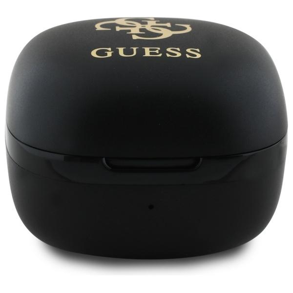 Guess Bluetooth Headphones GUTWSJ144ESK TWS + Docking Station Black/black Iridescent 4G Printed Logo