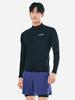BARREL Men'S Essential Standard Fit Zip-Up Rash Guard Black (B5Smwzr102Blk)