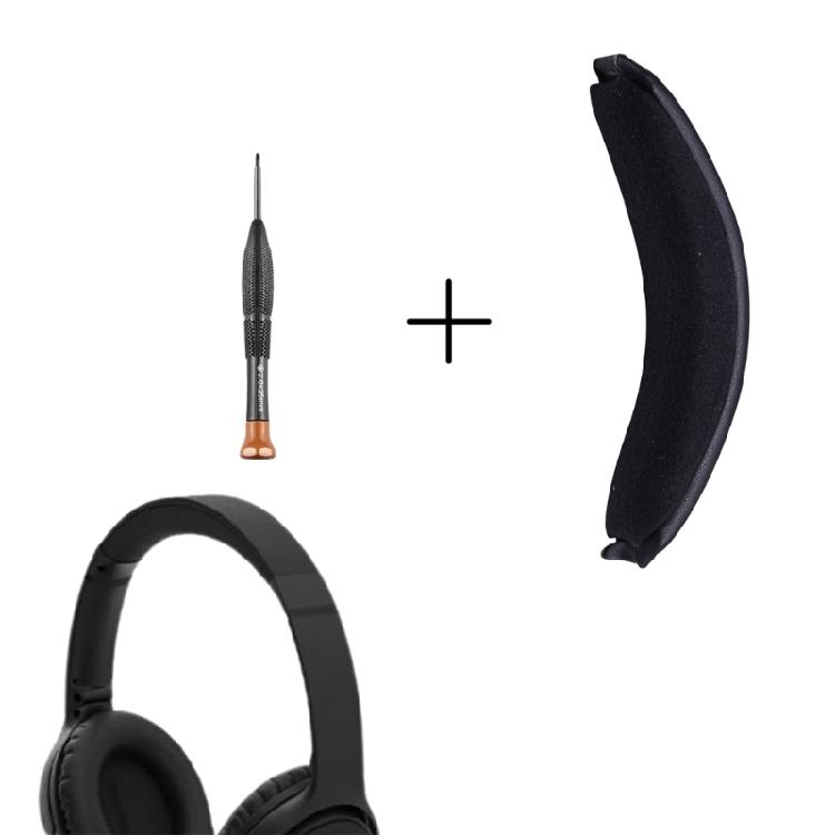 Quick Replacement Headband Pad For QC35/35II Over Ear Headphones Soft Protein Leather Cushion Screwdriver Included