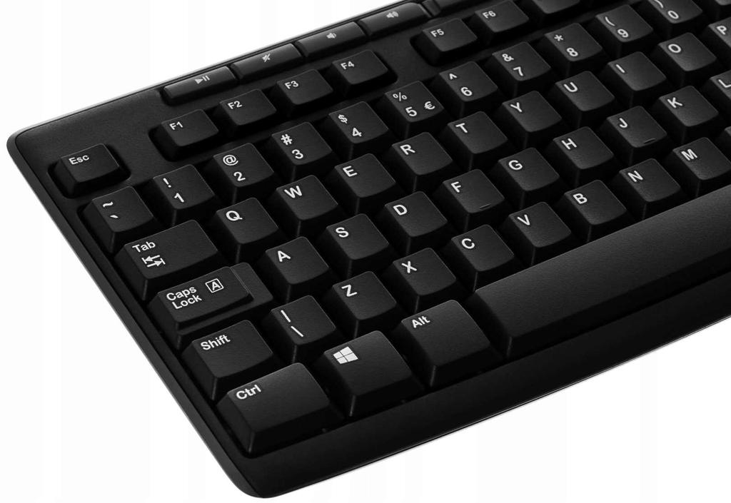 Zestaw bezprzewodowy klawiatura + mysz Logitech MK270 czarny