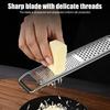 304 Stainless Steel Grater with Anti-Slip Handle Multi-Function Cheese Chocolate Lemon Zester Nutmeg Ginger Grater Easy Clean Dishwasher Safe Kitchen