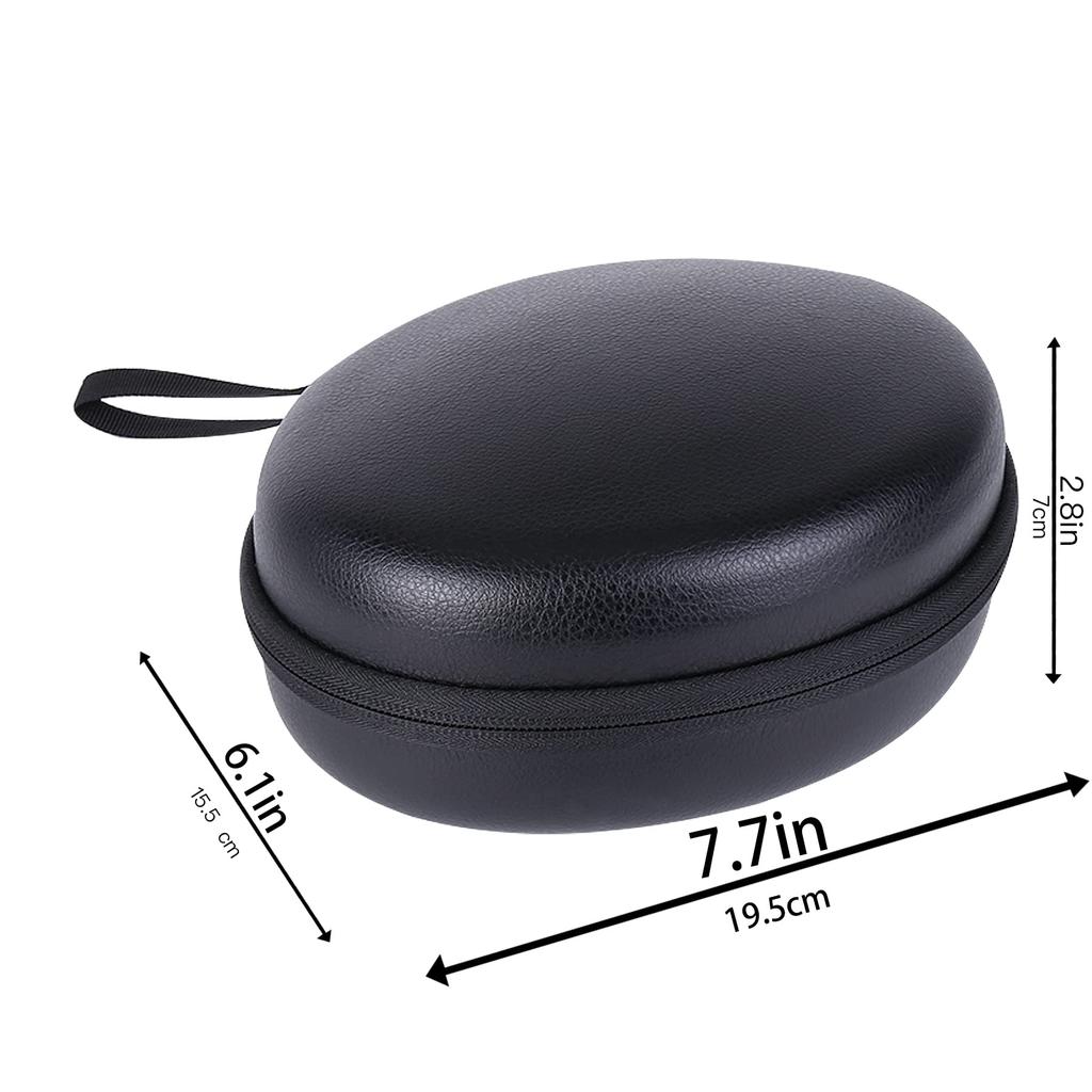 Armazenamento exclusivo compatível com fone de ouvido estéreo SONY preto [Khanka Case] MDR-7506 Case, (Somente caso)