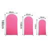 Polyester Wedding Arch Cover Round High Elasticity Arch Backdrop Cover Background Solid Color Ceremony Banquet Decoration