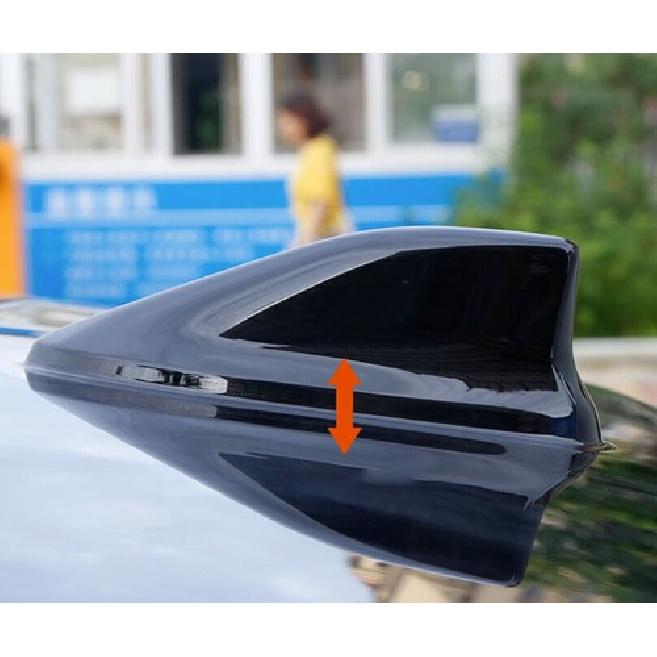 For Toyota Corolla -24 Glossy Black Shark Fin Antenna Aerial Receiver Cover