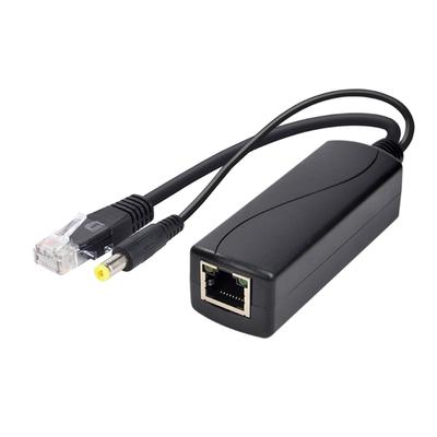 High Performances POE Splitter 30W Gigabit PoE Separators with DC5.5x2.1 Connectors for Computers and Networking