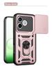 Armor Funda For Honor 600 Lite 5G Case Slide Camera Ring Stand Holder Shockproof Cover For Honor 600 Pro 600Lite 600Pro 5G Capa