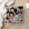 Lustige japanische Gintama Personalisierte Bild-Text Heimdekorationskissen Haushaltsgeschenke 45x45cm