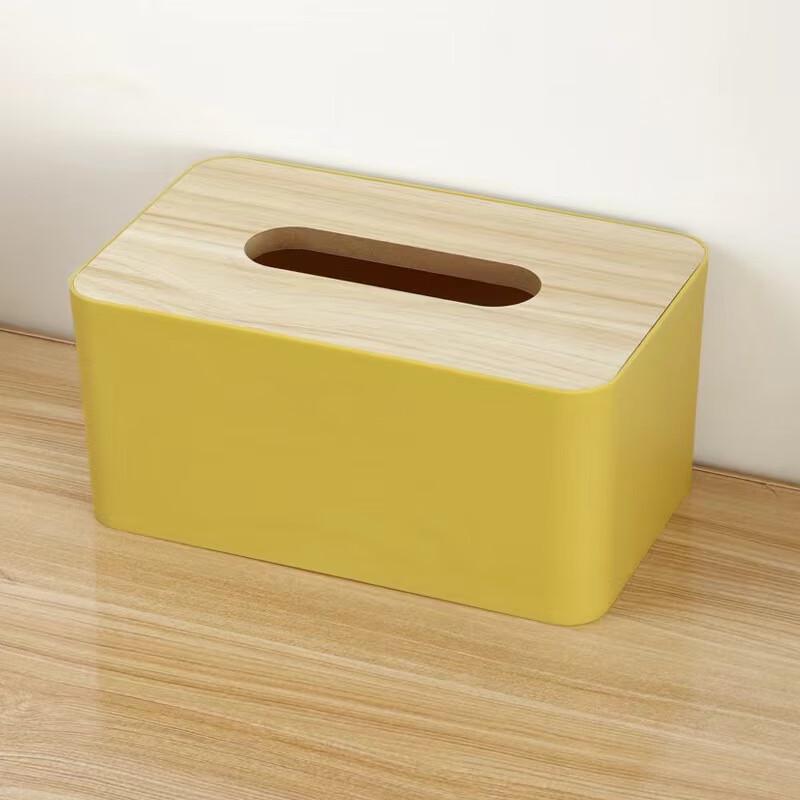 Japanese Style Bamboo & Wood Desktop Tissue Box