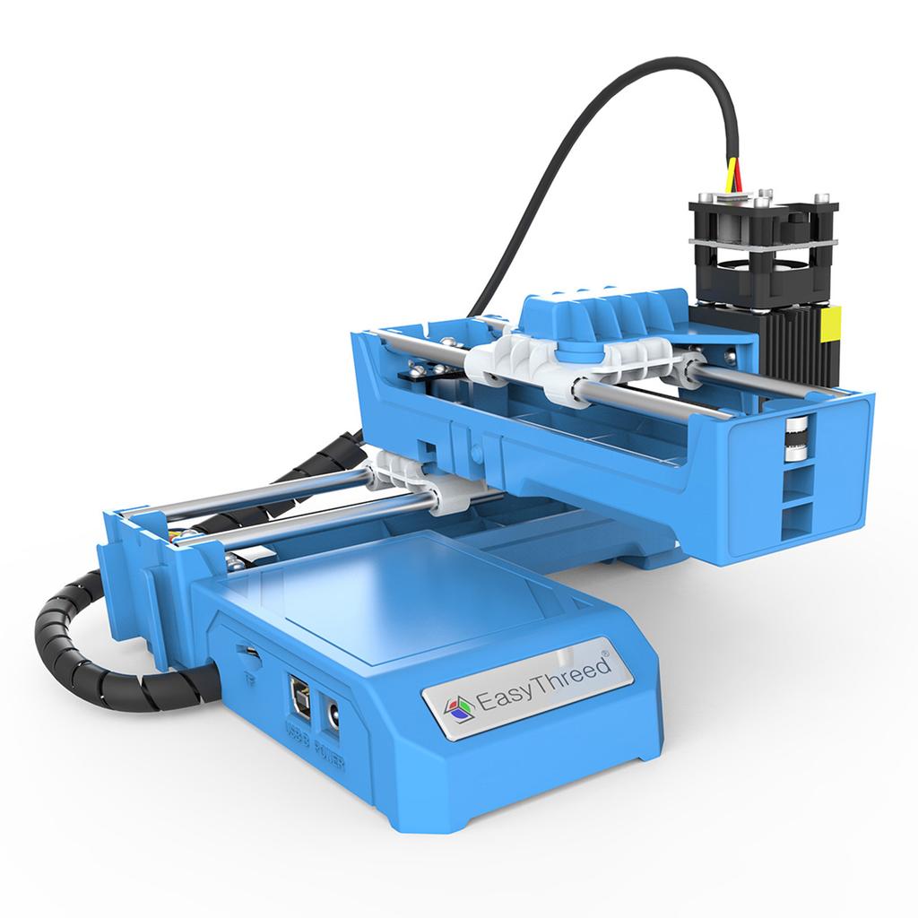 Easythreed ETLR002 Mini gravator laser 2W Blue Laser Power APP Control fără fir Conexiune BT și USB