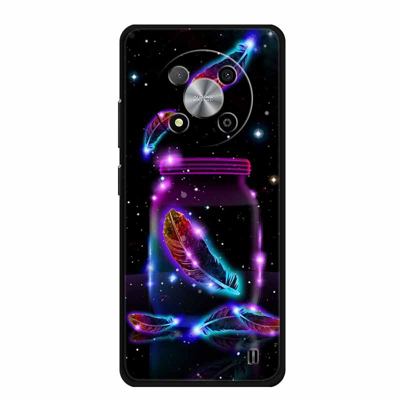 Custodia Per ZTE Blade A73 5G Lusso Morbido Silicone TPU Copri Telefono Per ZTE Blade A73 5G 7160N Cartoon Fiori Protettivi Nuovi Fundas