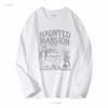 Vintage The Haunted Mansion T Shirt Retro Halloween Horror Matching GifT long or short sleeves vintage Washed Stretched Unisex