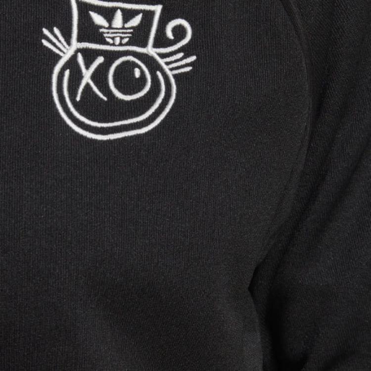 Adidas Originals Trefoil SST Track Jacket With Solid Embroidery Pattern Men Jacket Black HL9235