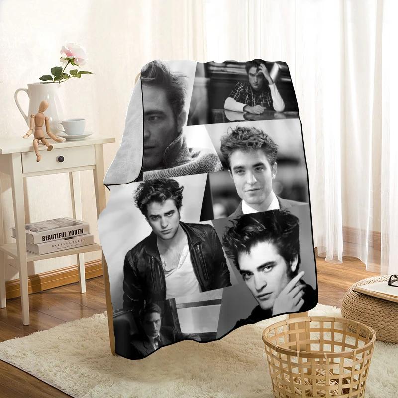 Neuer Artikel Robert Pattinson Decken Druck Weiche Decke Überwurf für Zuhause/Sofa/Bettwäsche Tragbare Reise Decke für Erwachsene 1208p