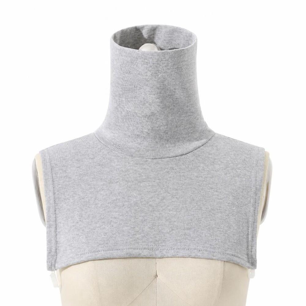 Einfarbig Rollkragen Falscher Kragen Verlängerungen Halber Oberteil Bluse Falscher Hoher Kragen Für Damen Herren