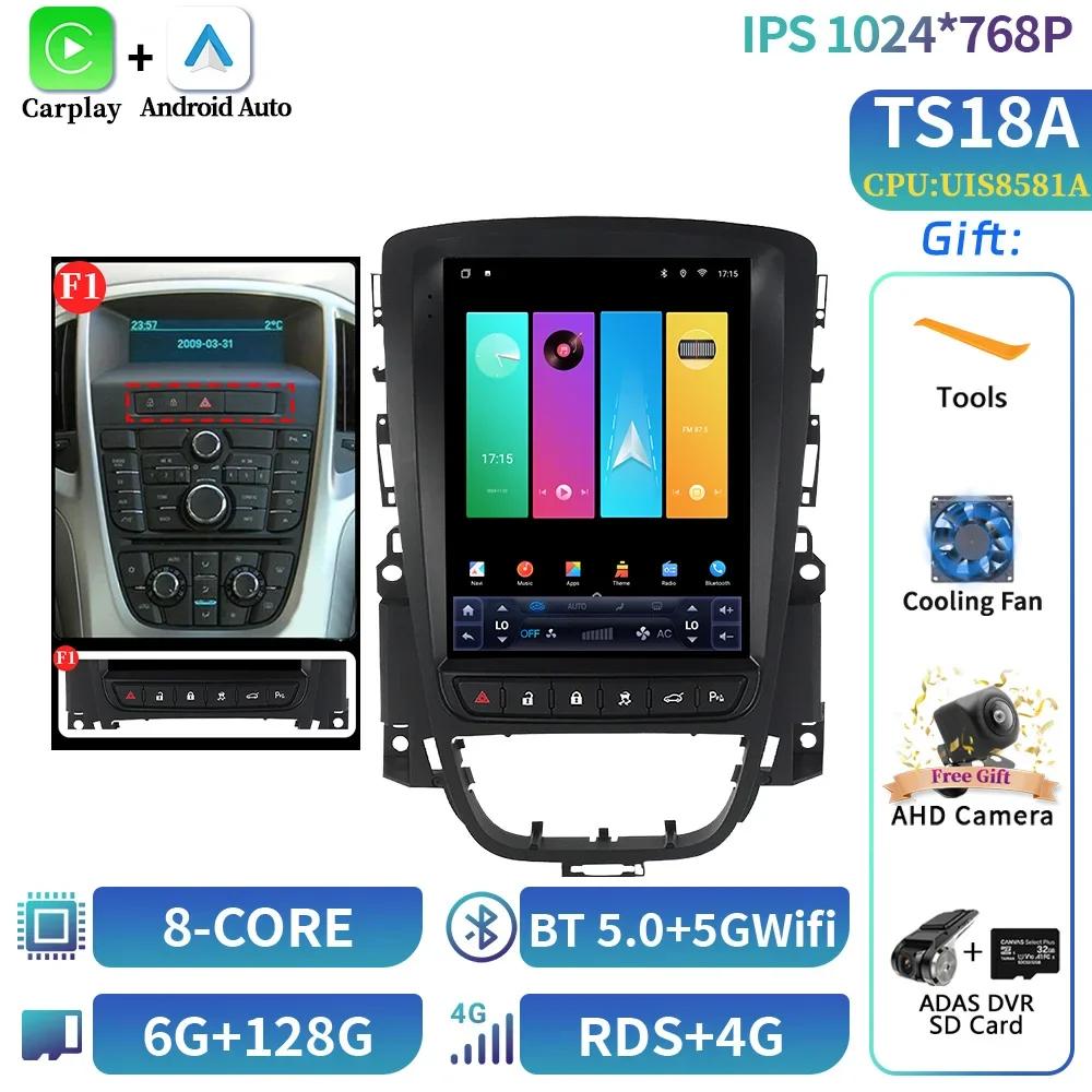 9,7 Zoll Autoradio Android 14 Für Opel Astra Buick Verano 2009-2015 Multimedia Navigation Kabelloses CarPlay Headunit Touchscreen