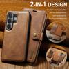 2-in-1 Removable Magnetic Flip PU Leather Case Card Wallet Holder Phone Back Cover For Samsung Galaxy S26 Ultra S25 S24 S23 S22 Plus Protector Skins