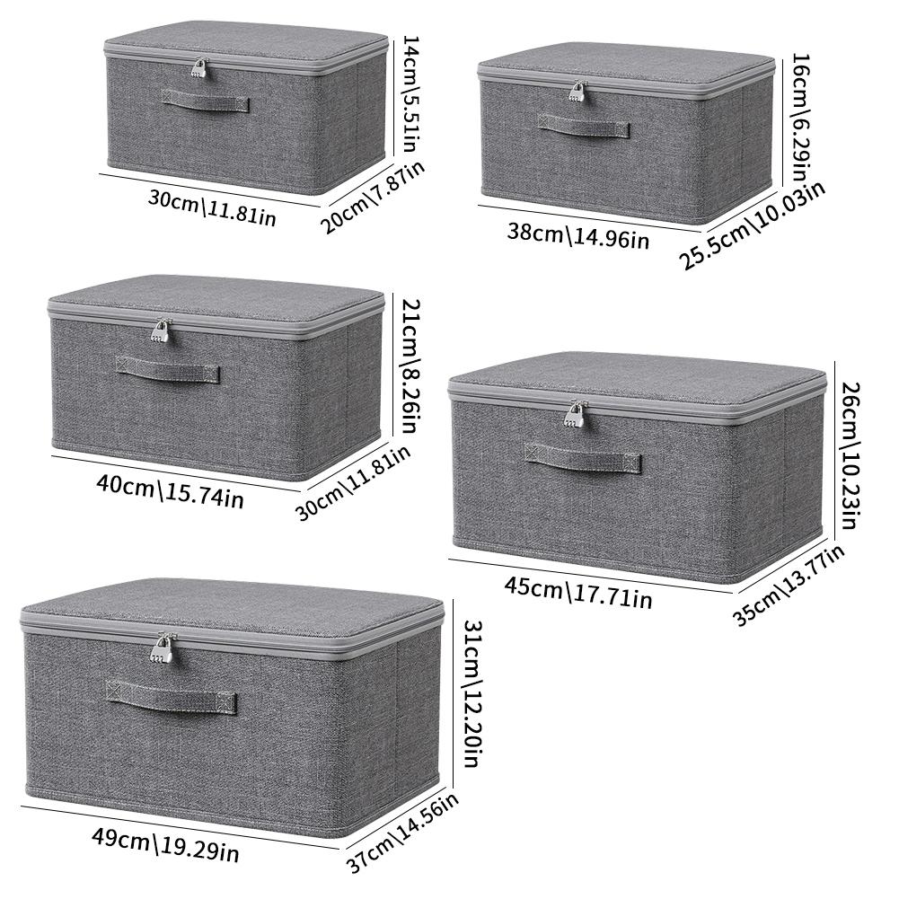 Foldable Storage Box Multi-Purpose Closet Organizer For Spacious And Durable Clothes Storage Trunks For Home Organization