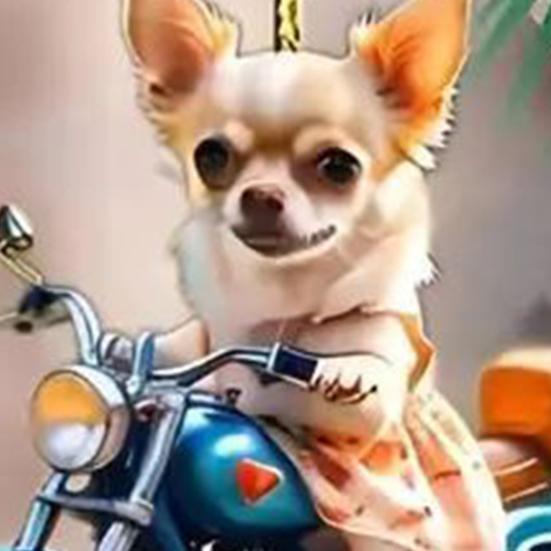 Cycling Dog Car Pendant 2D Acrylic Rearview Mirror Charm Fun Themed Hanging Ornament Dog Lover Gifts