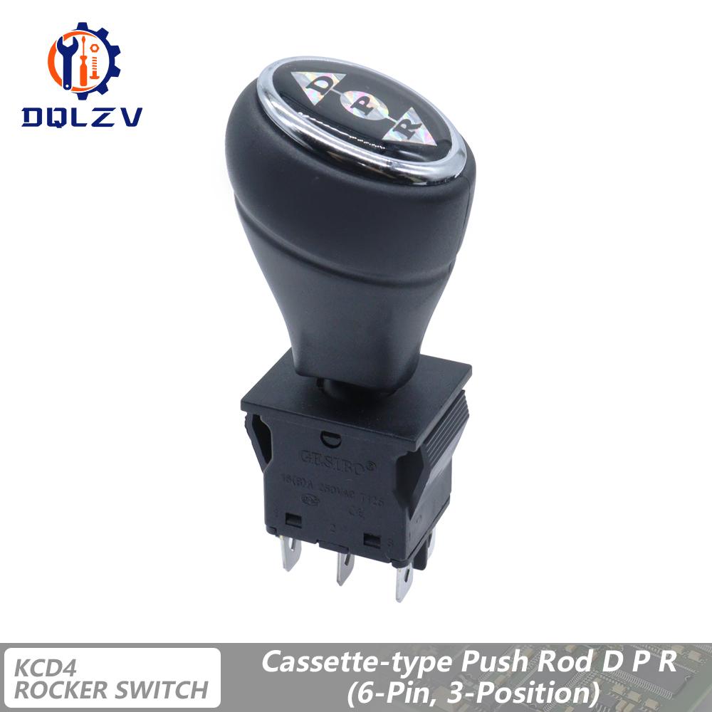 

KCD4 Children s Electric Car Forward And Backward Stop Switch ON-OFF-ON Reverse Handle Toy Car Start Toggle Switch 1PC